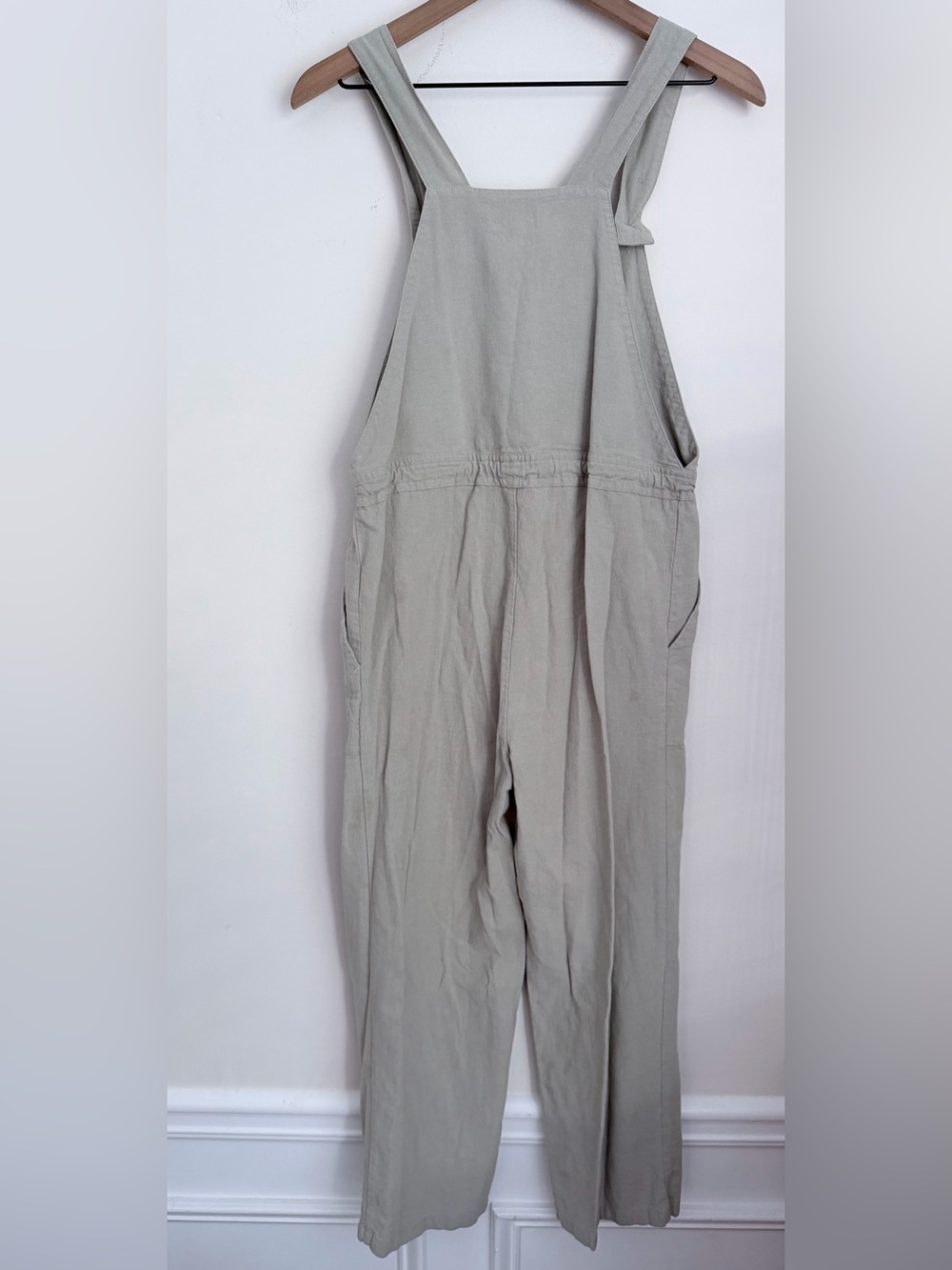 Rhythm Verona Jumpsuit Linen blend Overalls sage green XS - Picture 3 of 7